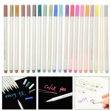 

20 colors/set Premium Acrylic Pens Marker Pens Paint Pen Write on Stones Glass For Drawing Manga Art Supplies