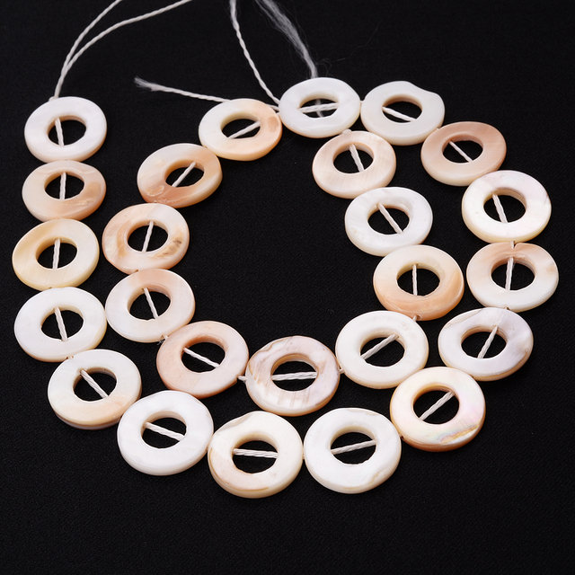 Shell Beads Mother of Pearl Love Star Oval Round Flat Loose Spacer Beads for Jewelry Making DIY Charm Bracelet Necklace