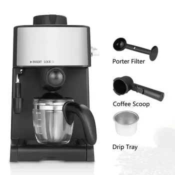 

Barsetto Portable Size Rechargeable Automatic Electric Coffee Maker USB Charging Stainless Steel Cup Coffee Machine