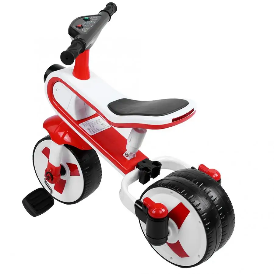 Cheap Kids Bike Bicycle Foldable Children Kid Three-Wheeled Bicycle Bike Tricycle for 2-6 Years Baby Red 1