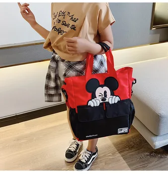 

Disney Mickey Handbag Lady Cartoon Bag Female Shoulder Bag For Women New Storage Bag Girl Gift Tote Bolsa Feminina