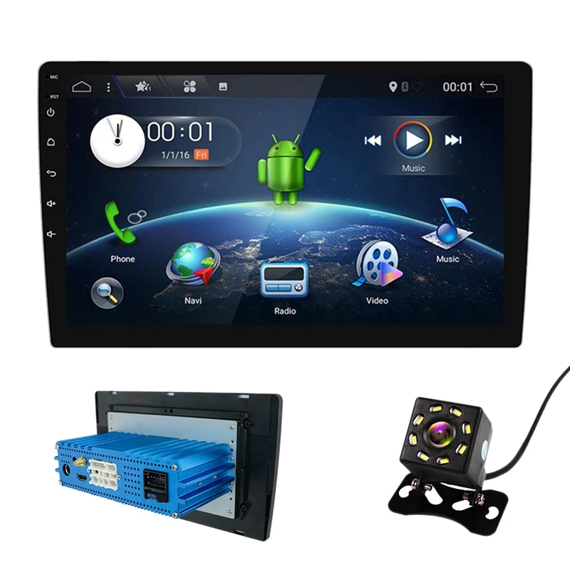 2Din Android 9,0 4G+ 64G PX6 шестиядерный автомобильный Радио Стерео gps навигация мультимедийный плеер Автомобильный Универсальный wifi Bluetooth аудио видео