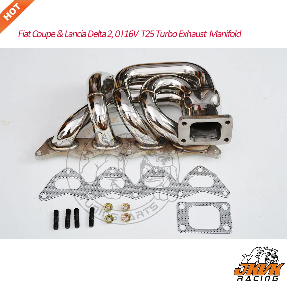 新品 正規品!!  JkvkレースフルSS304 T25排気マニホールドランチアデルタ パーツ
