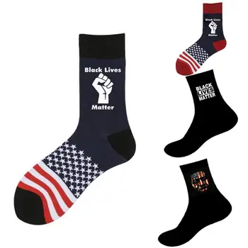 

BLACK LIVES MATTER Socks Fighting For Anti Racism Hop 2 Fashion Pair Socks Streetwear High Quality Hip Casual Unisex Comfor S3H7