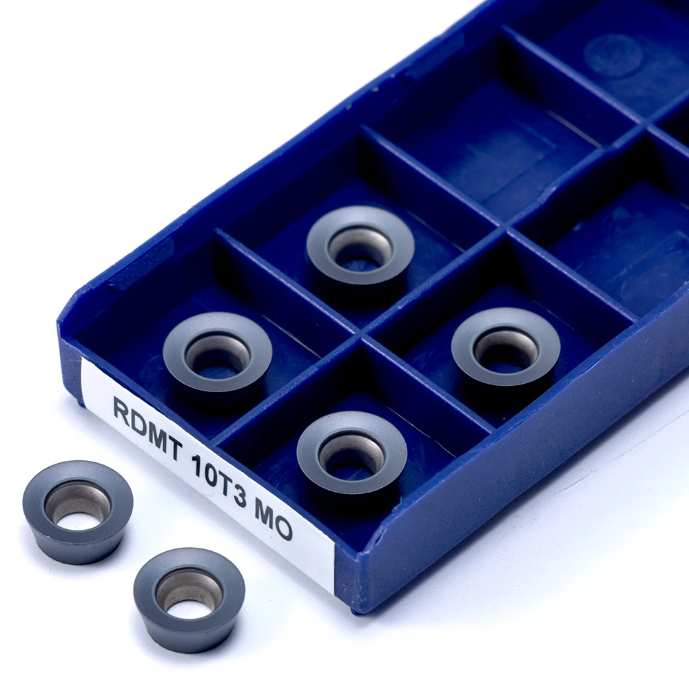 10-Pack RDKW/RDMT Indexable Milling Inserts For Aluminum, Steel & Stainless Steel