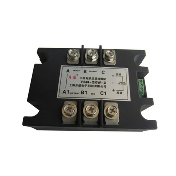 

10-30VDC current 40mA above three-phase motor forward and reverse solid state relay module tsr-1kw-z 25A three phase two control