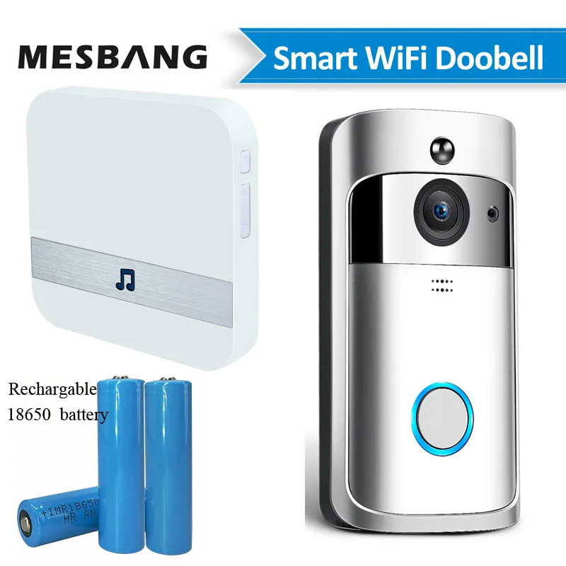 door video intercom Wifi Video Doorbell Wireless  Smart Door Bell Intercom Camera Battery Power Phone Calling With Motion Detector Cloud Storage intercom screen Door Intercom Systems