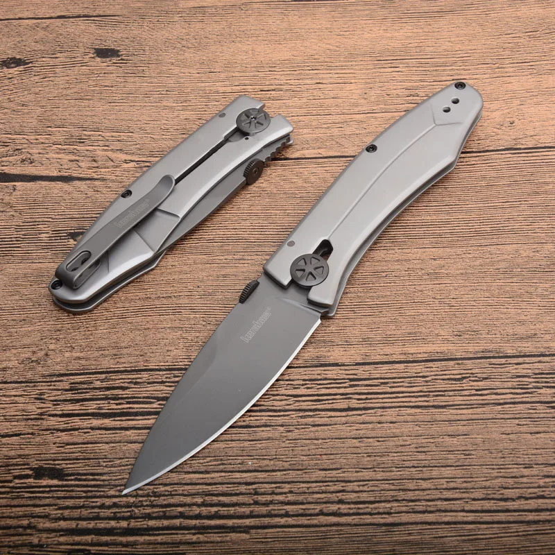 Kershaw3440 складной нож для ежедневного использования, 8CR13MOV лезвием все стали ручка карманный Открытый Отдых на природе нож, тактическое Выживание EDC набор пряжек на военную тематику