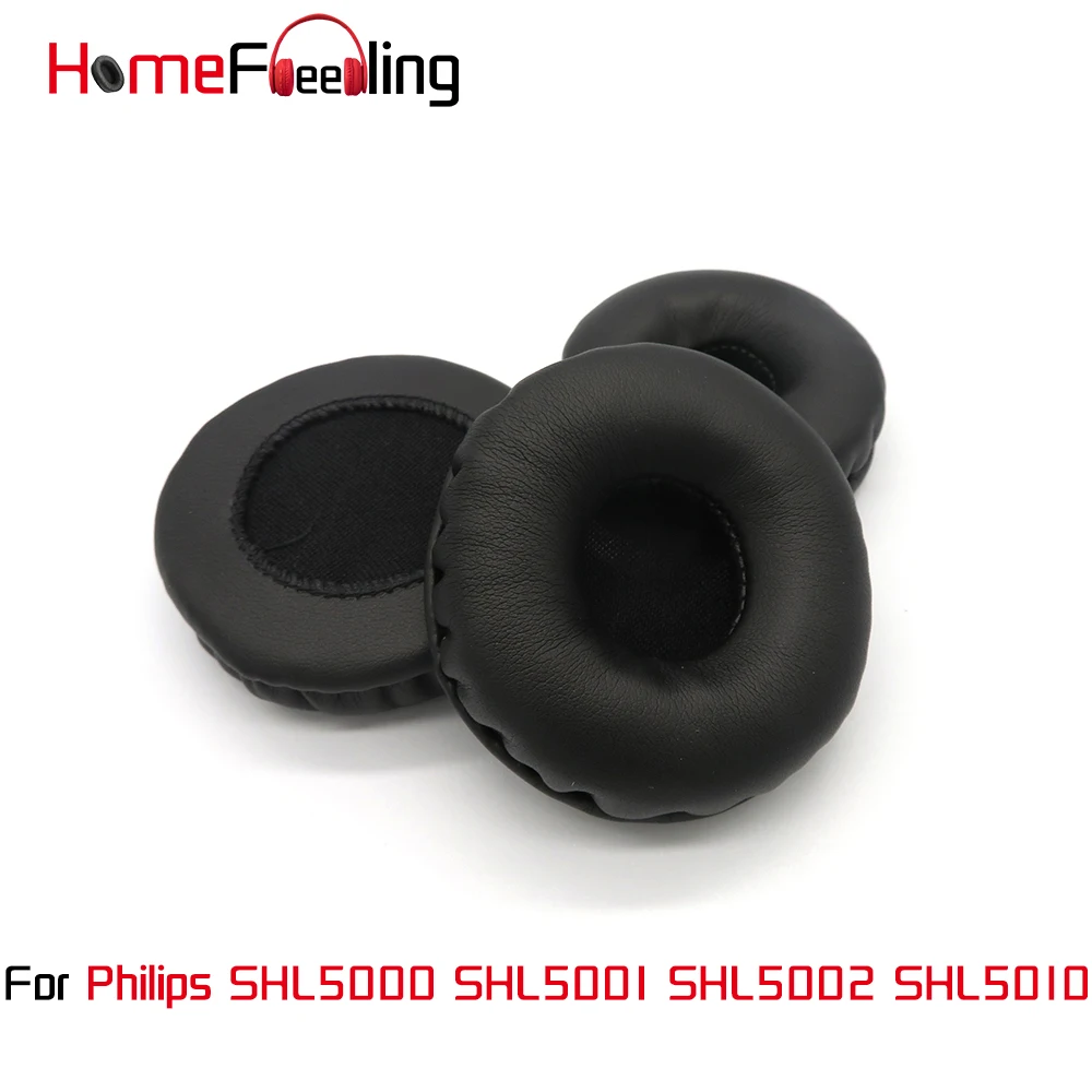

Homefeeling Ear Pads For Philips SHL5000 SHL5001 SHL5002 SHL5010 Earpads Round Universal Leahter Repalcement Parts Ear Cushions