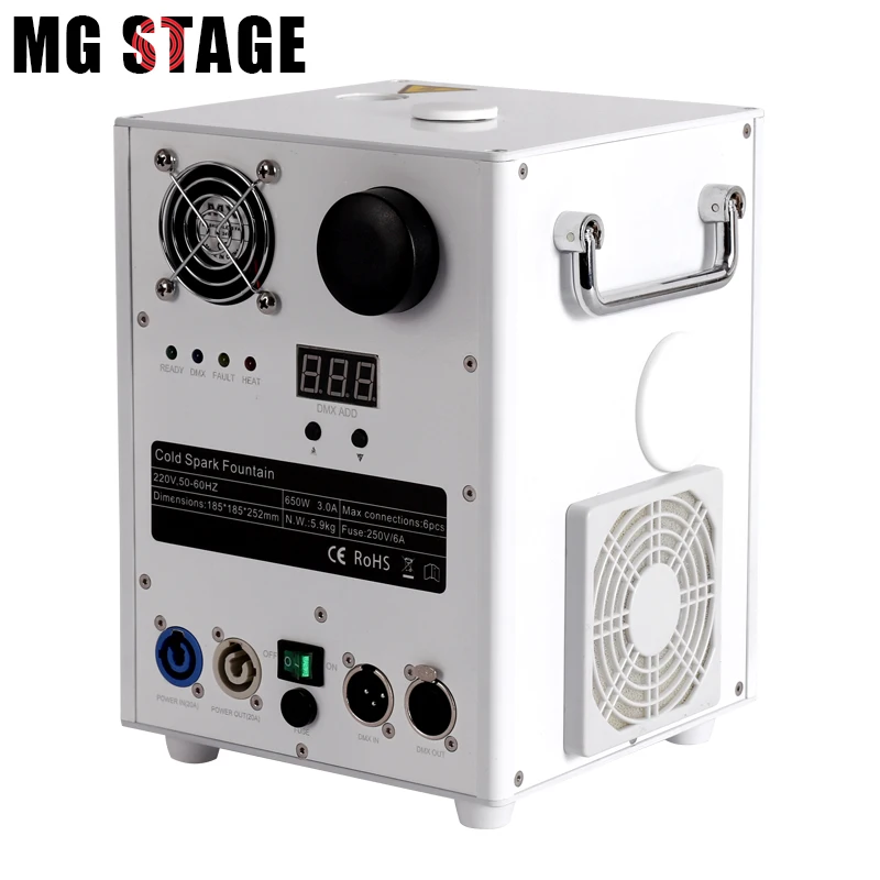 650W White house mini 1-5m cold wedding firework machine indoor spark machine Wedding Dj