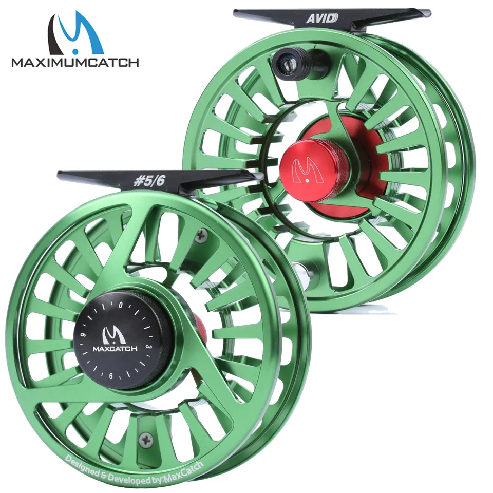 MAXIMUMCATCH Avid vliegen haspel met een large arbor, 100% hoogwaardig