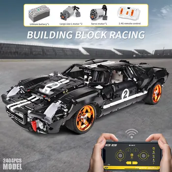 

2404PCS Technic Car RC motors GT40 MK I 1967 Racing Car Model Building Block Brick Kids Educational DIY Toys Christmas Gifts