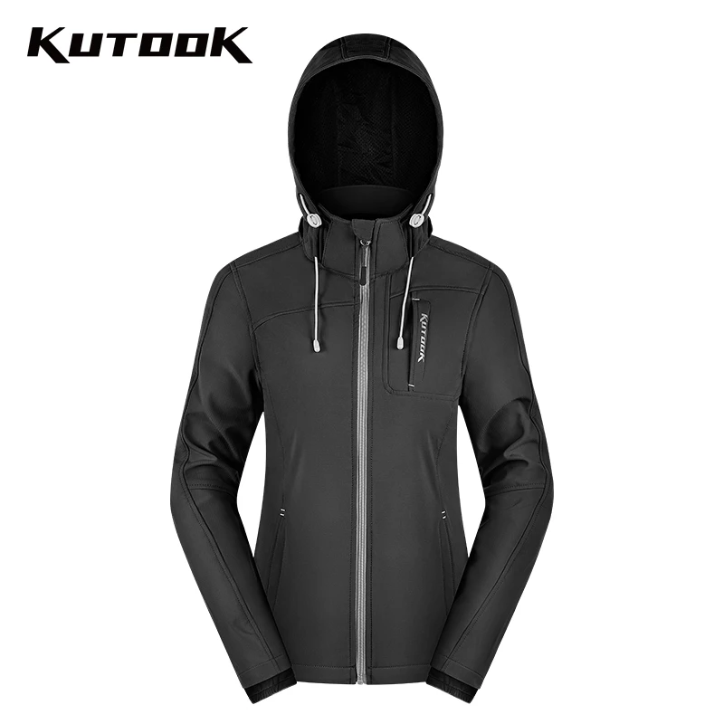 Kutook Women Hiking Jacket Cycling Camping Outdoor Sports Running Daily Windproof Light