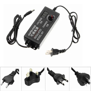 

Excellway 3-12V 5A 60W AC/DC Adapter Switching Power Supply Regulated Power Adapter Display For DC Motor Speed Control