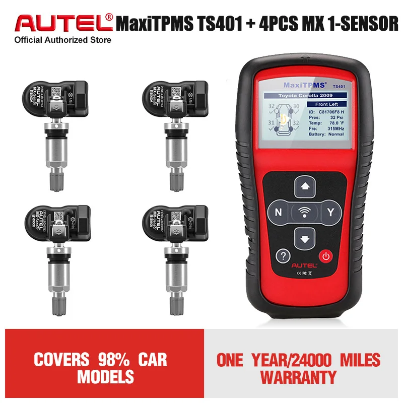 AUTEL MaxiTPMS TS401 TPMS Tool Tyre Pressure Sensor Activator Tools
