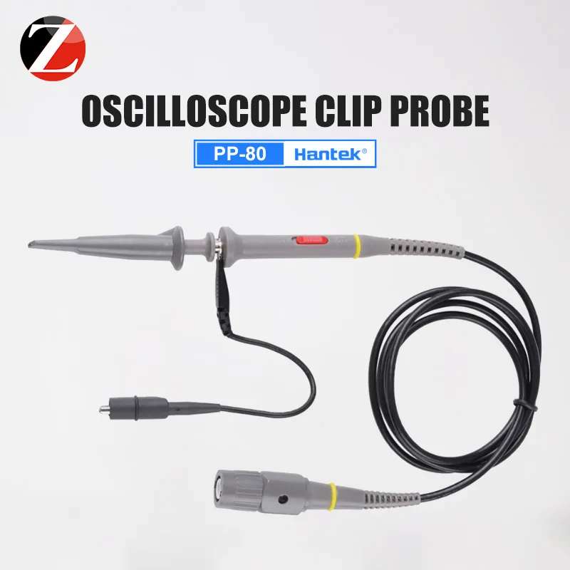 Hantek Oscilloscope Clip Probe Pp80 60mhz Logic Analyser Oscilloscope