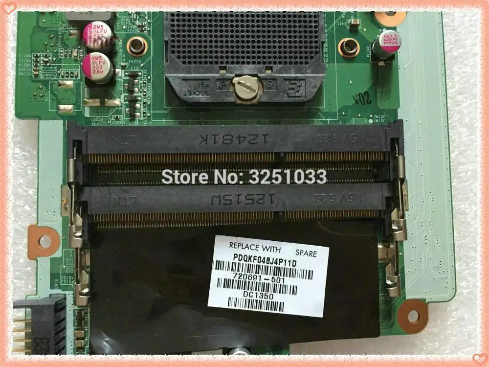 para hp Pavilon 14-e 15-e 17-e R75 Laptop Motherboard 720691601 720691501 720691001 15-e010us Notebook Da0r75mb6c0 Da0r75mb6c1 - Imagem 2