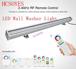 MiBOXER RL1-24 24 Вт RGB + CCT светодиодный светильник для мытья стен водонепроницаемый IP66 открытый свет, 2,4 г дистанционный Диммируемый