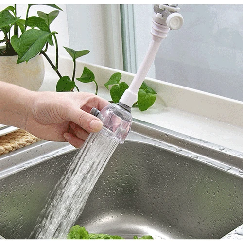 

2 Modes 360 Rotatable Bubbler Water Saving High Pressure Nozzle Filter Tap Adapter Faucet Extender Bathroom Kitchen Accessories