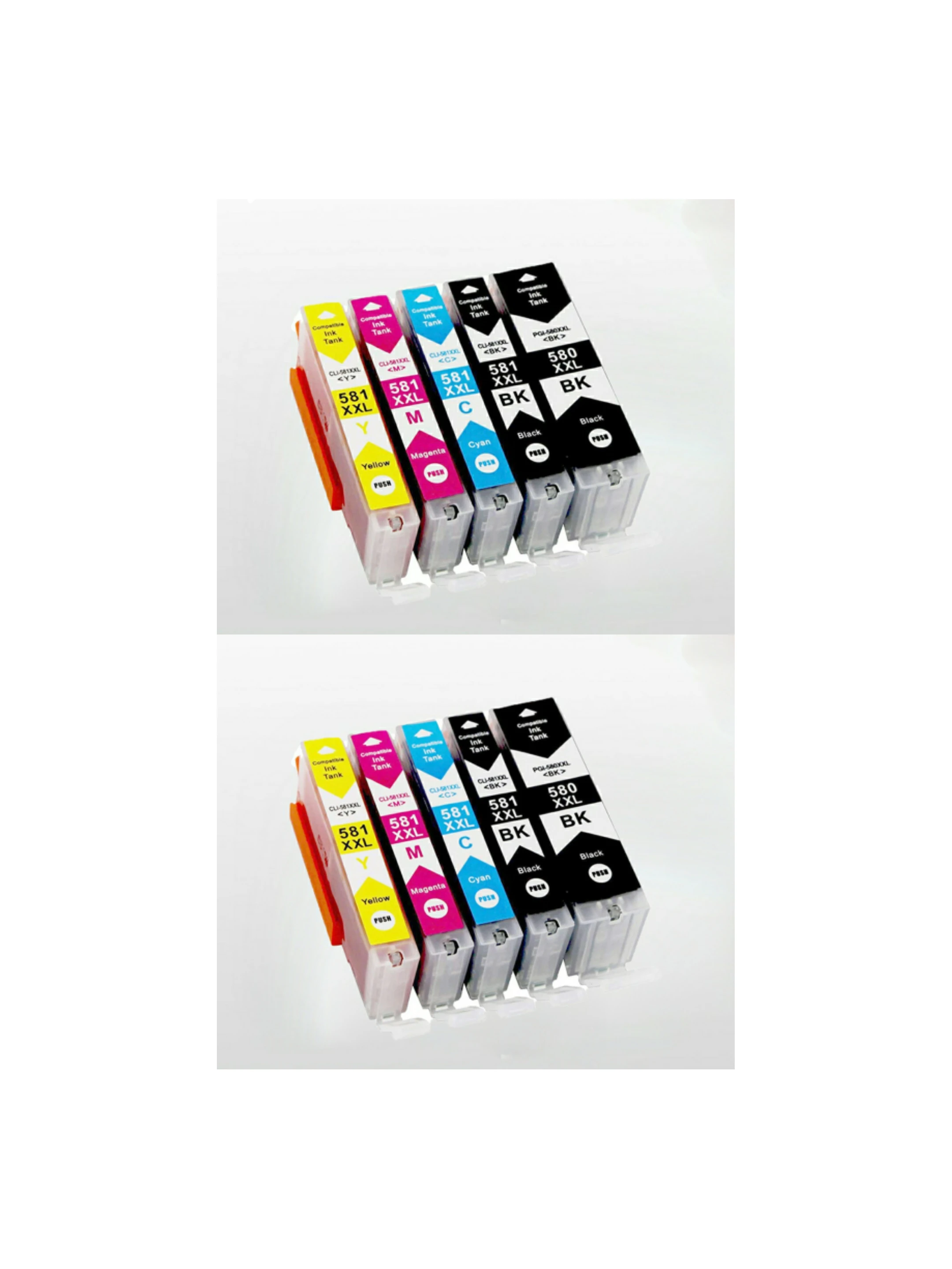 

10PK Compatible Ink cartridge canon pgi-580 cli-581 used for Canon TR7550 TR8550 TS6150 TS6151 TS8150 TS8151 TS8152 TS9150 print