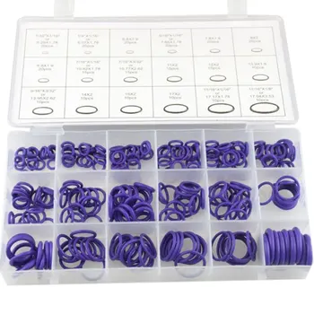 

270pcs/Box O-Ring Car Auto Vehicle Repair Rubber Ring Air Conditioning Compressor Seals Assortment Kit