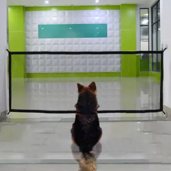 

Portable Folding Magic Safety Gate Guard Mesh Fence Net for Pets Dog Puppy Cat