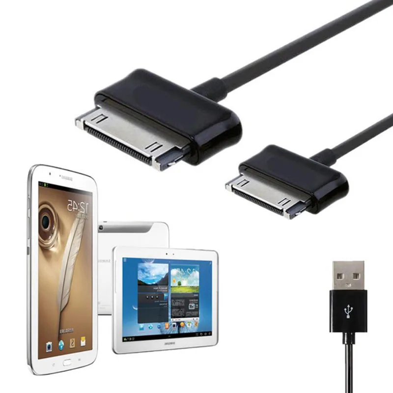 USB кабель для передачи данных для samsung galaxy N8000 N8010 P7510 P7500 P5100 P7300 P7310 P739 P6800 P6810 P6200 P6210 P1000 зарядный кабель