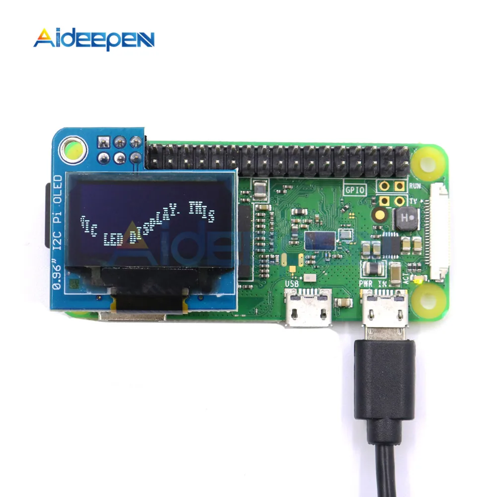 0,96 дюймовый OLED IIC Серийный белый OLED дисплей модуль 128X64 IEC SSD1306 12864 плата с ЖК-экраном для Raspberry Pi 1 2 3 B+ Pi Zero