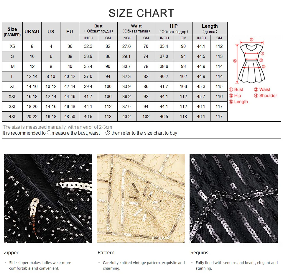 1920s размера плюс Гэтсби блесток бахромой платье Пейсли Арт Деко Хлопушка рукав платье с 20s аксессуары набор xs, s, l, m, xl, xxl