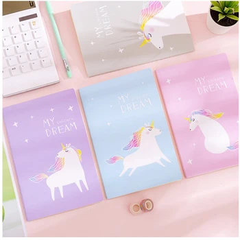 

1 PCS Mini Cartoon kawaii Notebook A7 Notebook 40 Page Paper Notepad Diary Writting Paper School Supplies Stationery