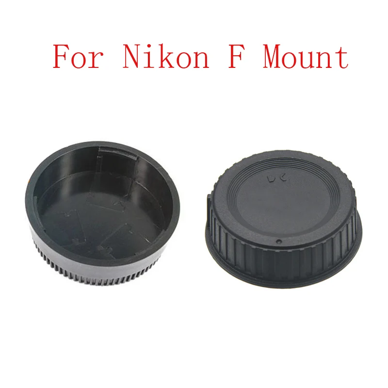 For Nikon F 2 шт. крышка объектива камеры для Canon nikon sony Pentax Olympus Micro M4/3 Panasonic samsung Leica Fujifilm Крепление камеры - Цвет: For Nikon F