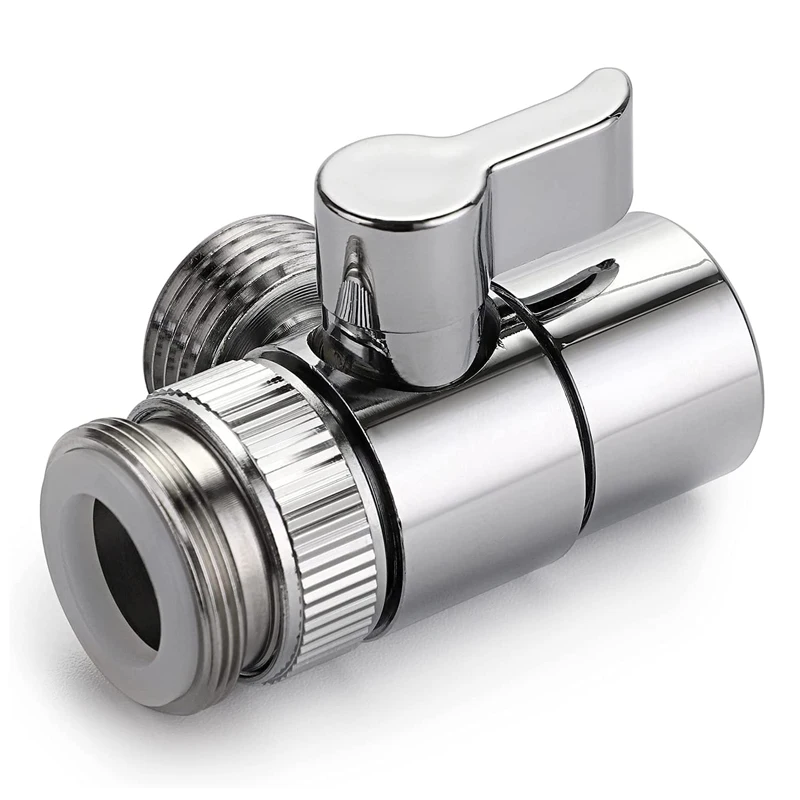 Description Picture 2 of itemKitchen Faucet Adapter Bathroom Switch Splitter Diverter Sink Valve Water Tap Connector Separator Shower Toilet Tee Accessories