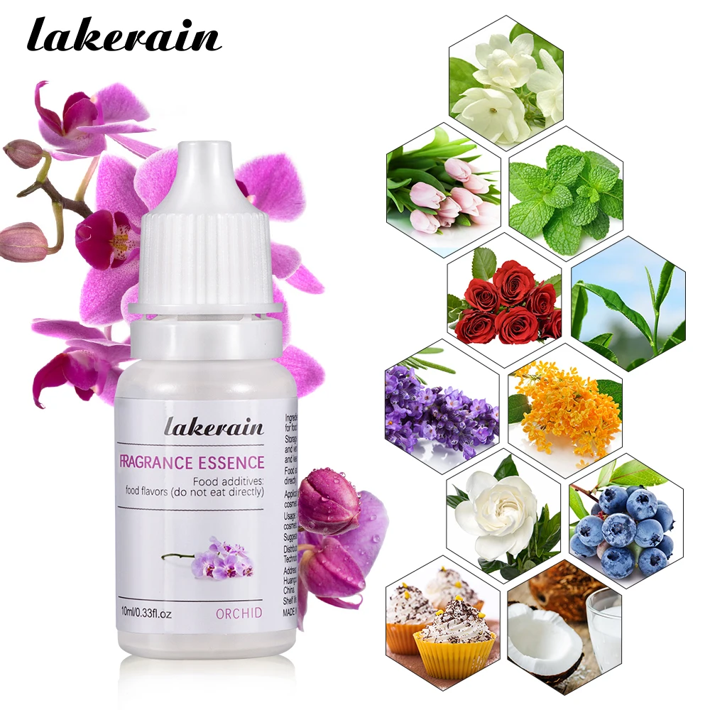 10ml Pure Fruit Fragrance Oil Diffuser Essential Oils Strawberry Flavoring Oil for Lip Gloss DIY Soap Making Lipgloss Essence 6
