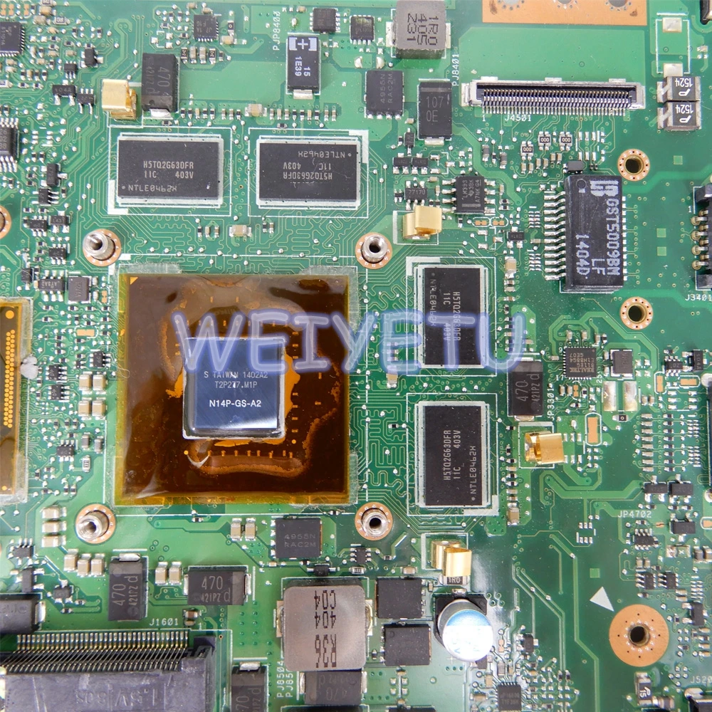 discount  N550LF Motherboard I7-4500CPU GT745M/2G For ASUS Q550L Q550LF Q550 N550L N550LF Laptop Motherboard 