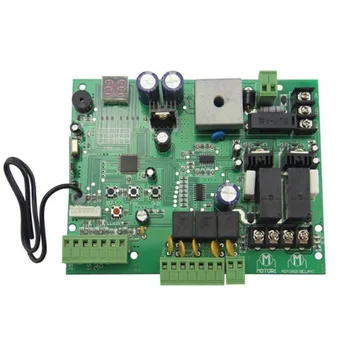 

( Remote option )Universal use PCB board of Automatic Double arms swing gate opener control board panel , Universal use DC12V