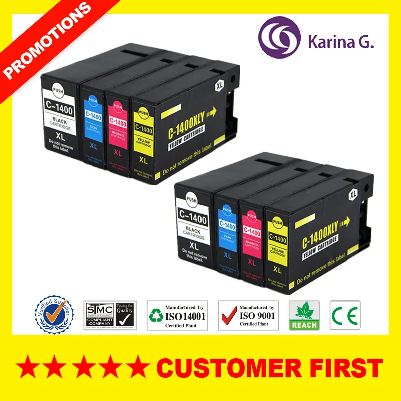 Совместимый чернильный картридж для Canon PGI1400 PGI1400XL MAXIFY MB2040 MB2140 MB2340 MB2740 и т.