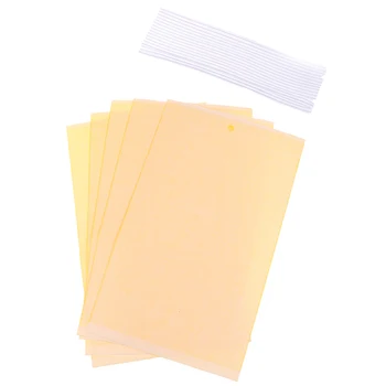 

5Pcs Two-sided Glue Stickers Hang Fly Trap Catchers Bug Insect Killer Pest Control For Balcony Garden Livestock Farm