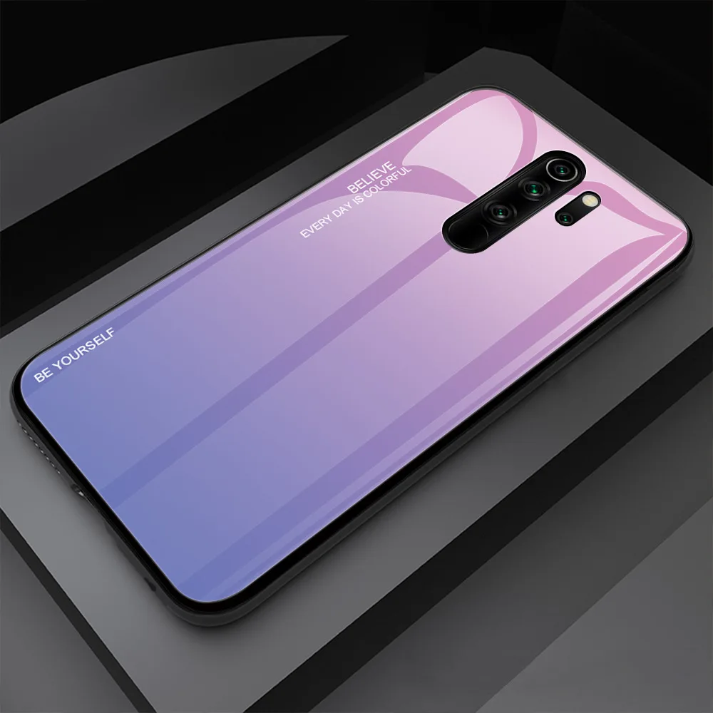 Xiaomi Redmi Note 8 Pro чехол Роскошный Мраморный закаленное стекло Мягкий ТПУ чехол противоударный чехол для Redmi Note 8 Pro