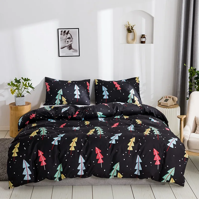 

Nordic Covers for Queen Beds Double Bed Chic Floral Kids Child Bedding Set Soft Lightweight Duvet Cover Set Bed Cover Pillowcase