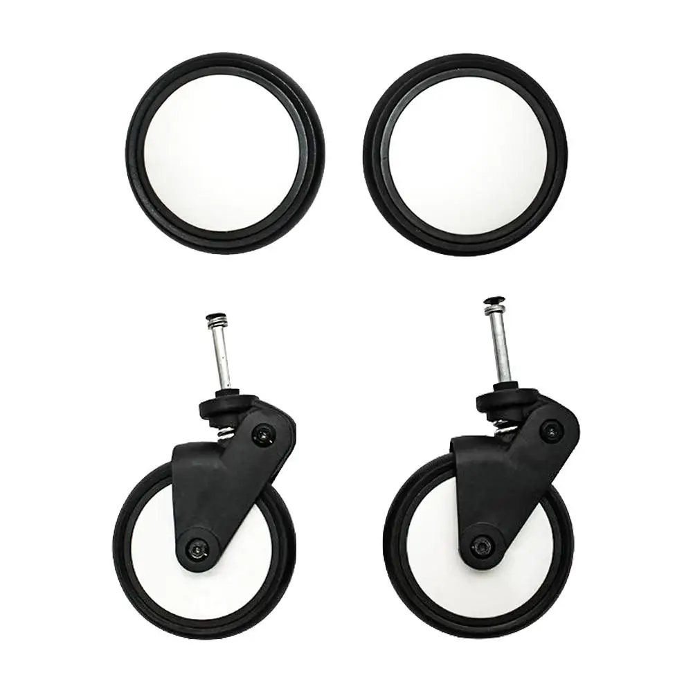 Rubber Front Wheel Set City Mini Front Swivel Wheel For Baby Jogger Baby Stroller Accessories