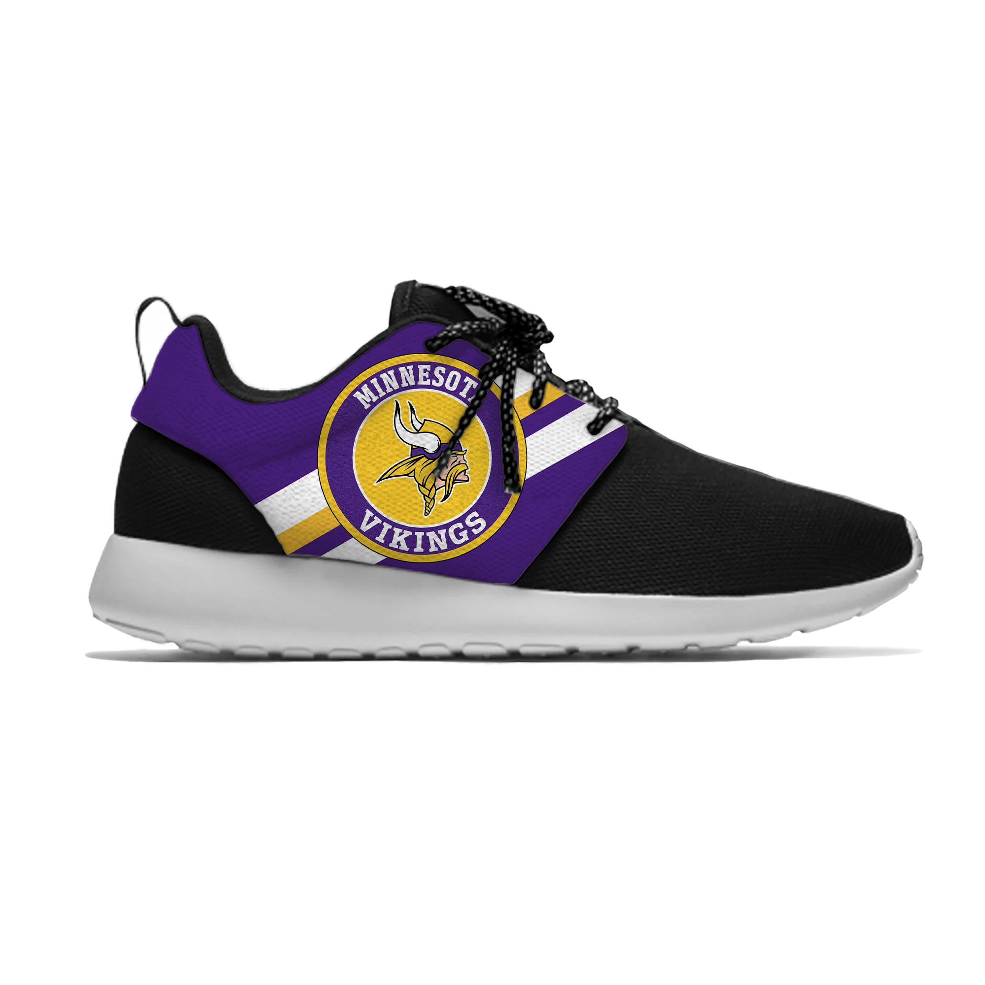 

Lightweight Sport Vikings Shoes Breathable Casual Sneakers Men/Women Minnesota Football Fans Running Meshy Shoes