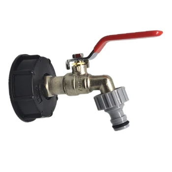

IBC Tank Adapter Universal Threaded Tap Connector for Kitchen Faucet Mixer Hose Pipe Adapter S60 x 6 Coarse Thread Water Connect