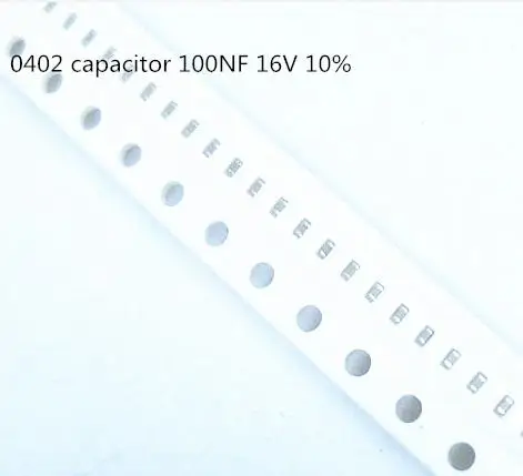 500 шт. Керамика конденсаторы 0402 0,1 мкФ 100NF 104 104K x7r 10% 16V