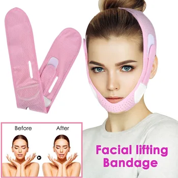 

Elastic Face Slimming Bandage V Line Face Shaper for Women Chin Cheek Lift Up Belt Facial Anti Wrinkle Strap Face Care Tools