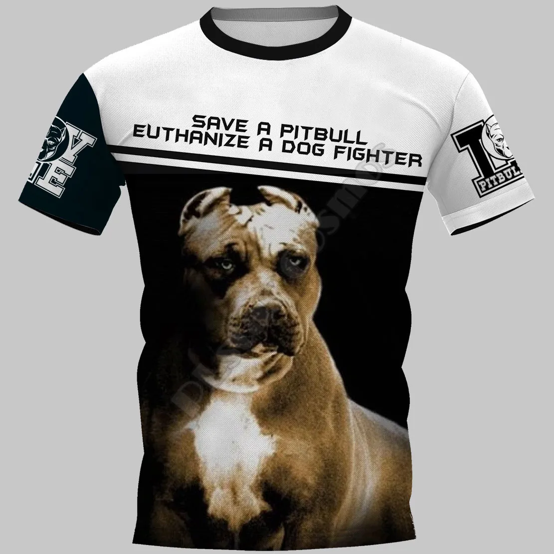 

Love Pitbull 3D Printed t-shirt Harajuku Streetwear T shirts Funny Animal Men For Women Short Sleeve Drop Shipping 01