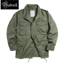 Retro M65 field coat Ami khaki windbreaker replica multi-pocket tooling jacket men