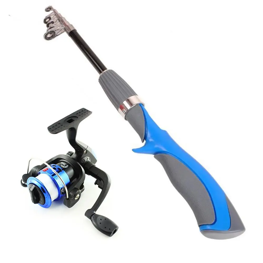 1.4m Fishing Rod Combos with Telescopic Fishing Pole Spinning Reels For Travel Fishing 1.4m Fishing Rod Combos with Telescopic Fishing Pole Spinning Reels For Travel Fishing