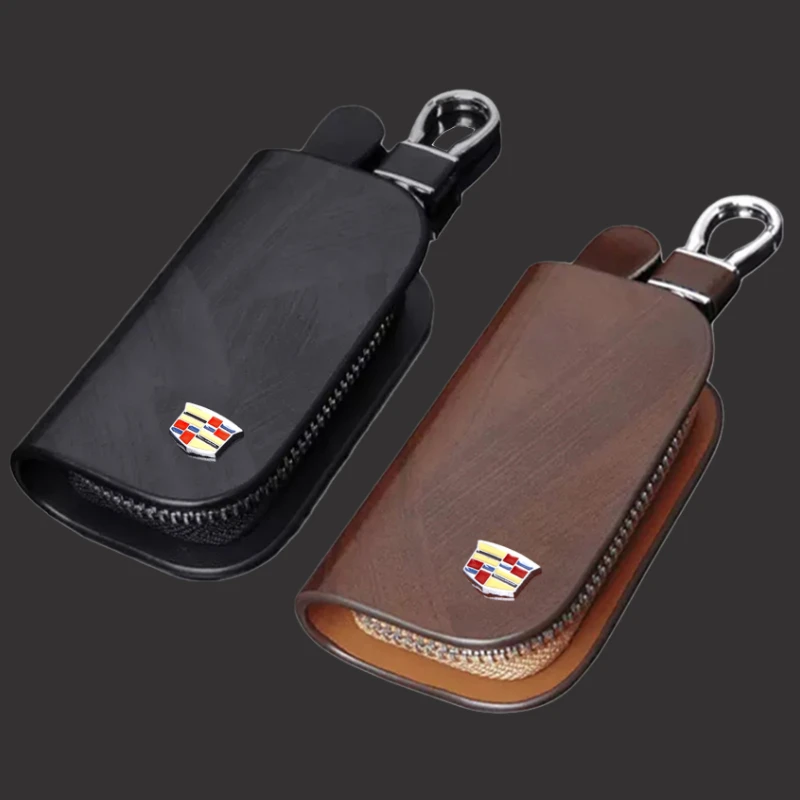 Car Key Cover Bag for Cadillac XT6 SRX 1 BLS ATS Eldorado Deville SLR Escalade 4 CTS XT5 XLR CT4 CT5 CT6 XT4 STS XTS Accessories |