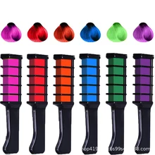 Одноразовые волосы цвета палочки временные волосы гребни для нанесения краски инструмент для укладки волос уход