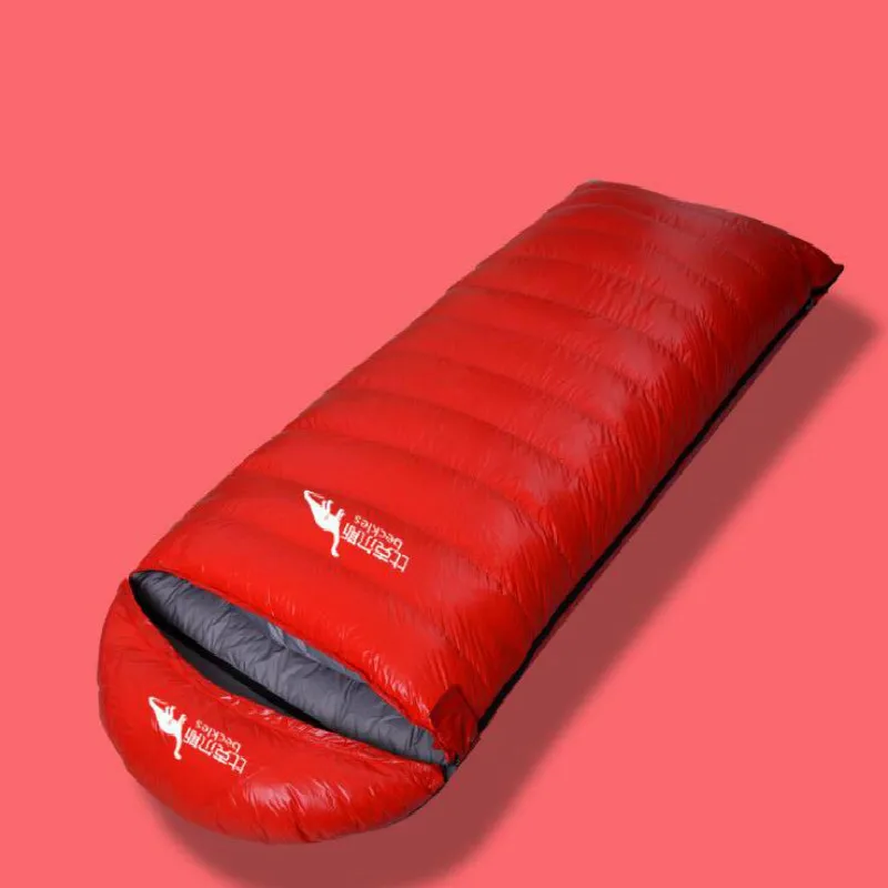 1200grams of e velve BECKLES Outdoor hiking camping breathable duvet sleeping bag adult 95% goose down light warm travel sleeping bag can be stitched - Color: 1200grams of e velve